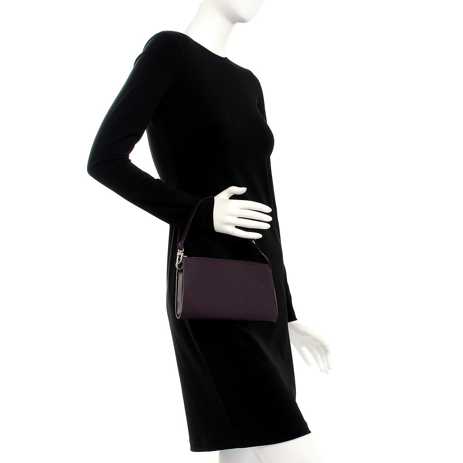 Louis Vuitton Epi Pochette Accessories 24 Cassis 2 of 7