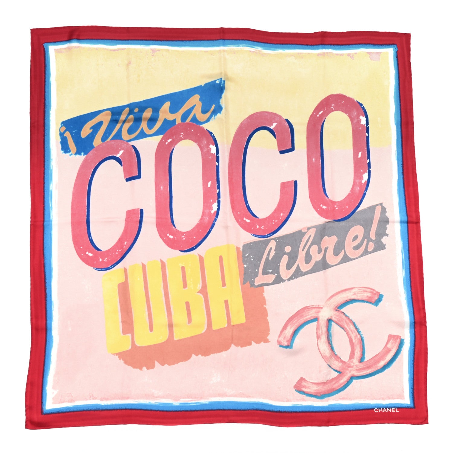 Chanel Silk Coco Scarf Multicolor 1 of 3
