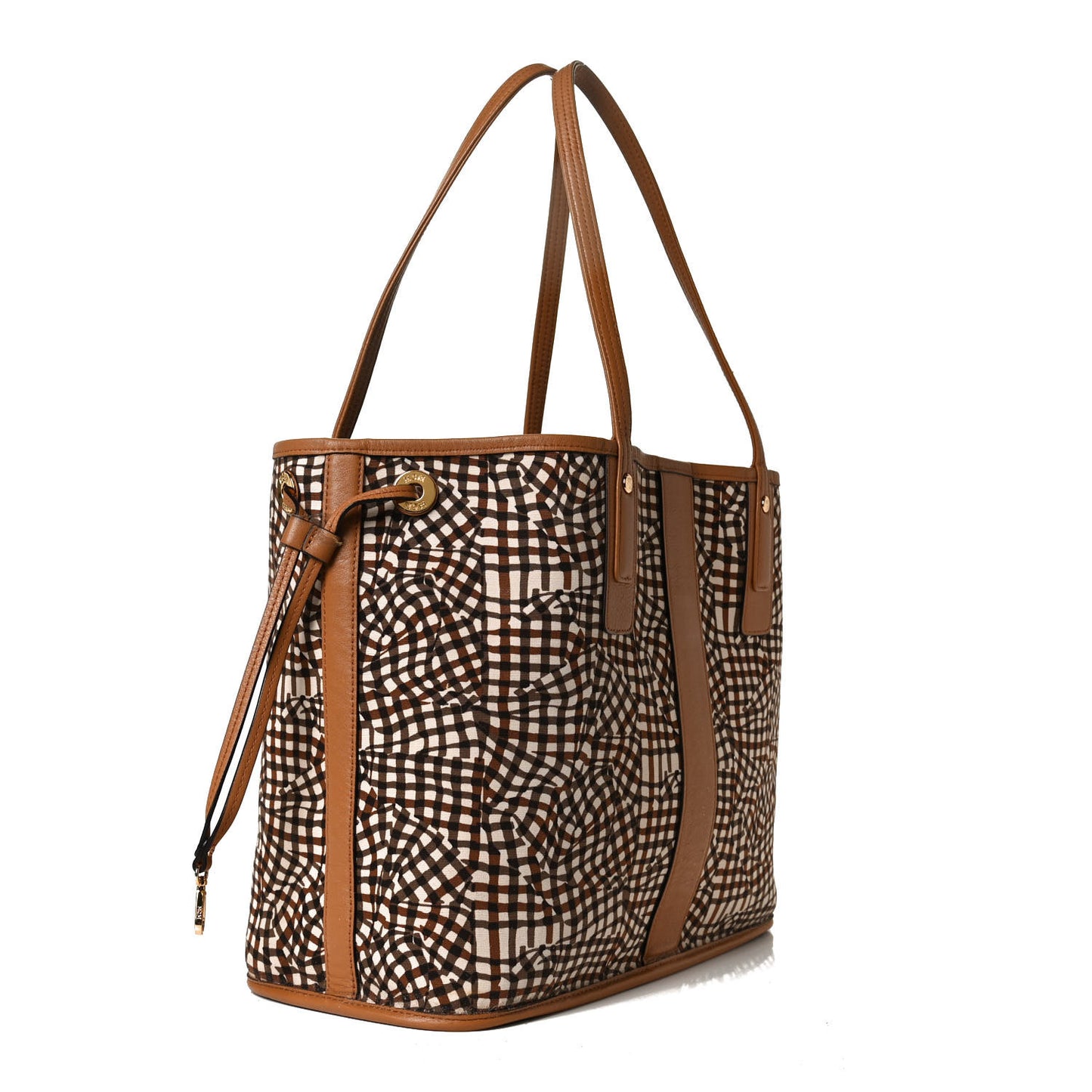 Visetos Medium Liz Reversible Shopper Tote Cognac