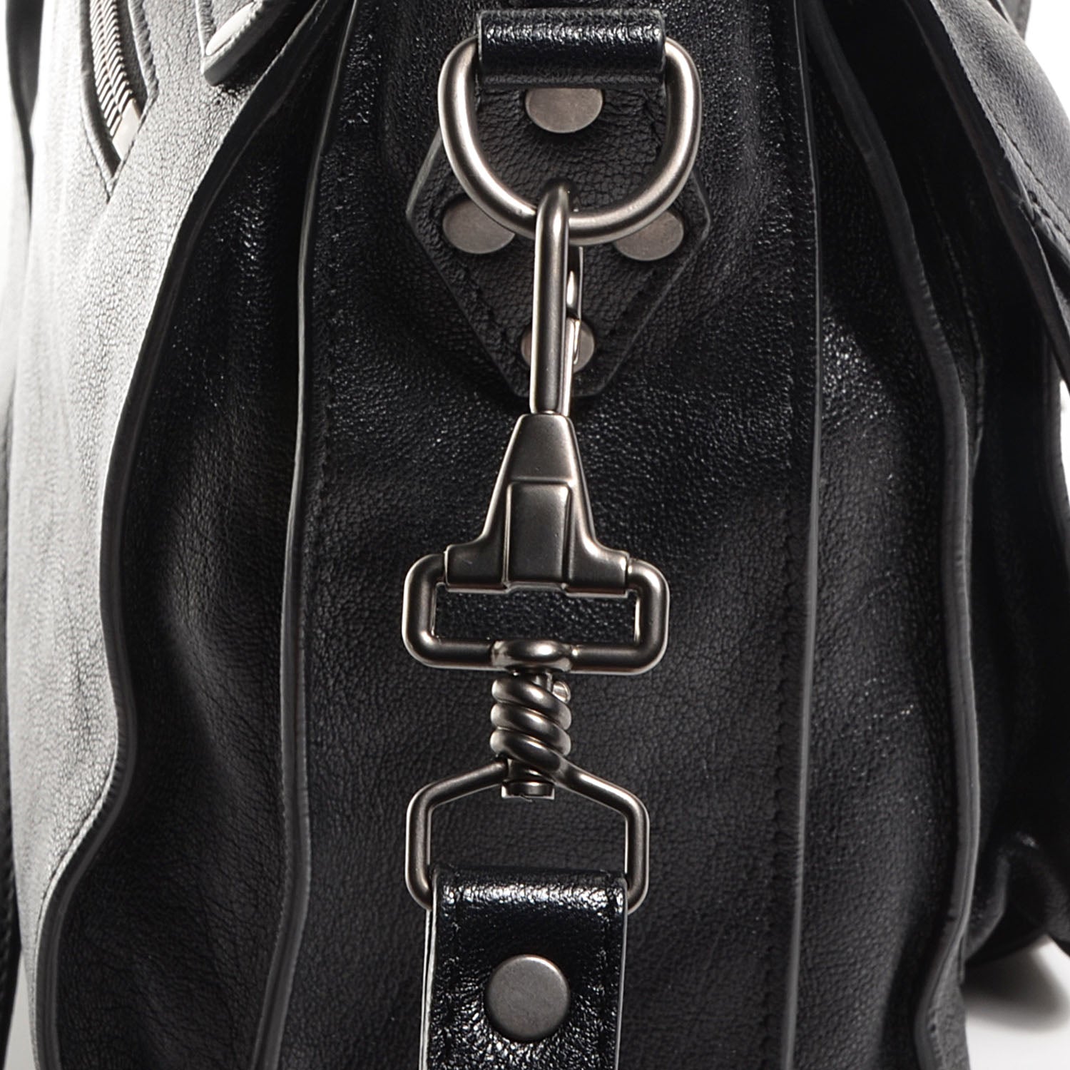 Proenza Schouler Lambskin PS1 Medium Satchel Black 5 of 13