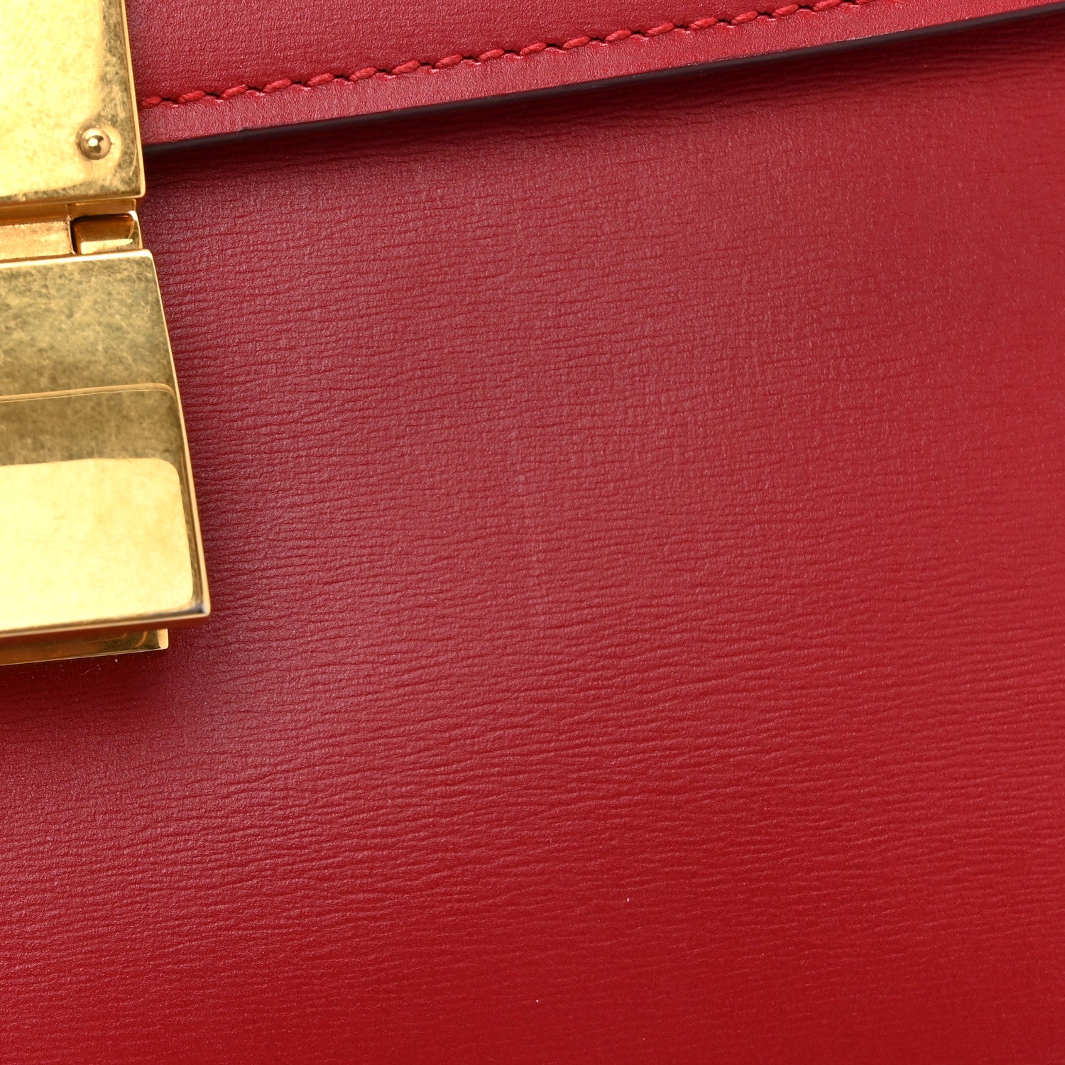 Celine Box Calfskin Medium Classic Box Flap Bag Red 14 of 14