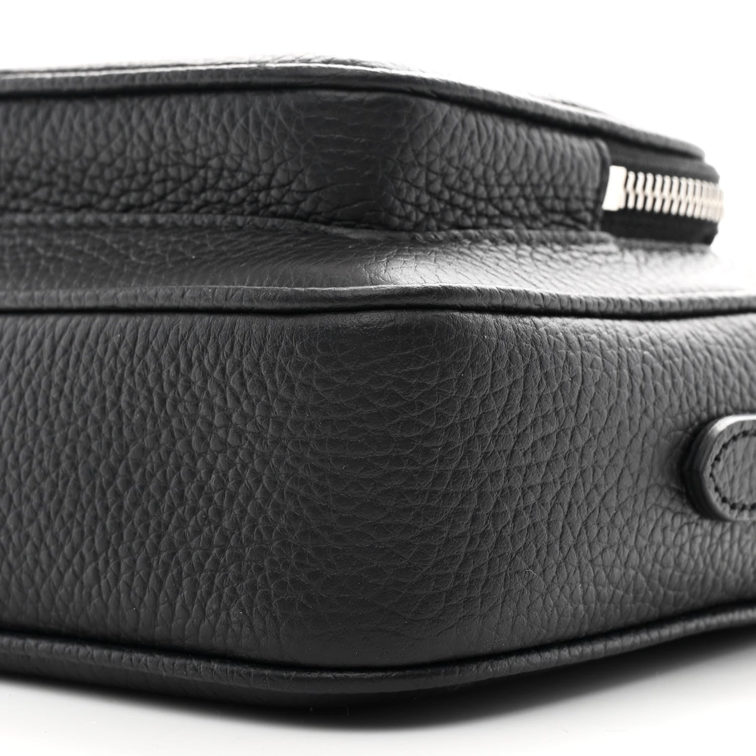 Burberry Grained Calfskin Small Camera Bag Black 1831098