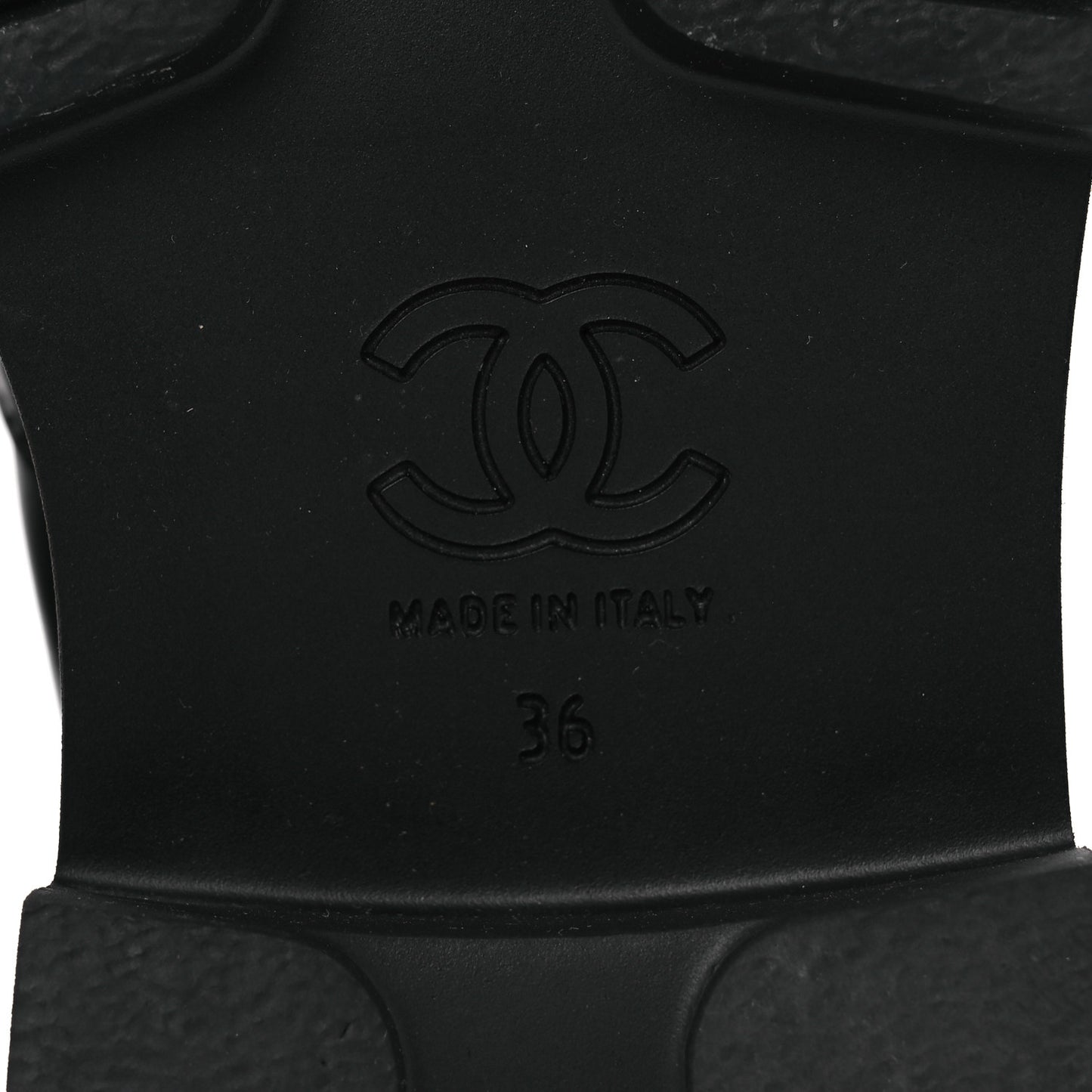 Calfskin Cap Toe CC Short Boots 36 Black