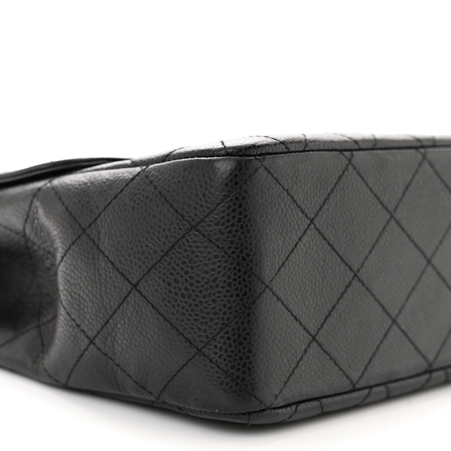 Caviar Quilted Jumbo Single Flap Black