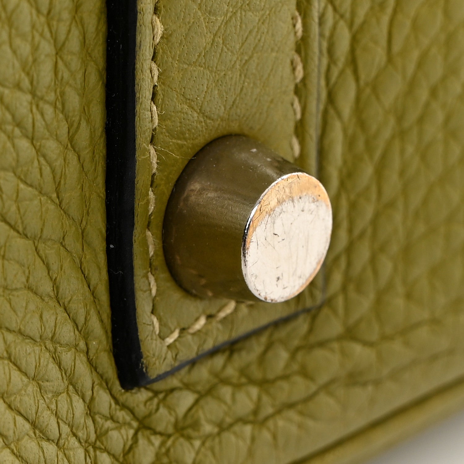 Hermes Taurillon Clemence Birkin 35 Vert Chartreuse 17 of 24