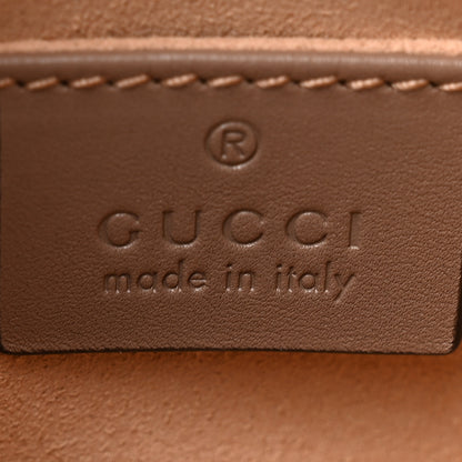 Gucci Calfskin Matelasse GG Marmont Belt Bag  85 34 Porcelain Rose 6 of 12