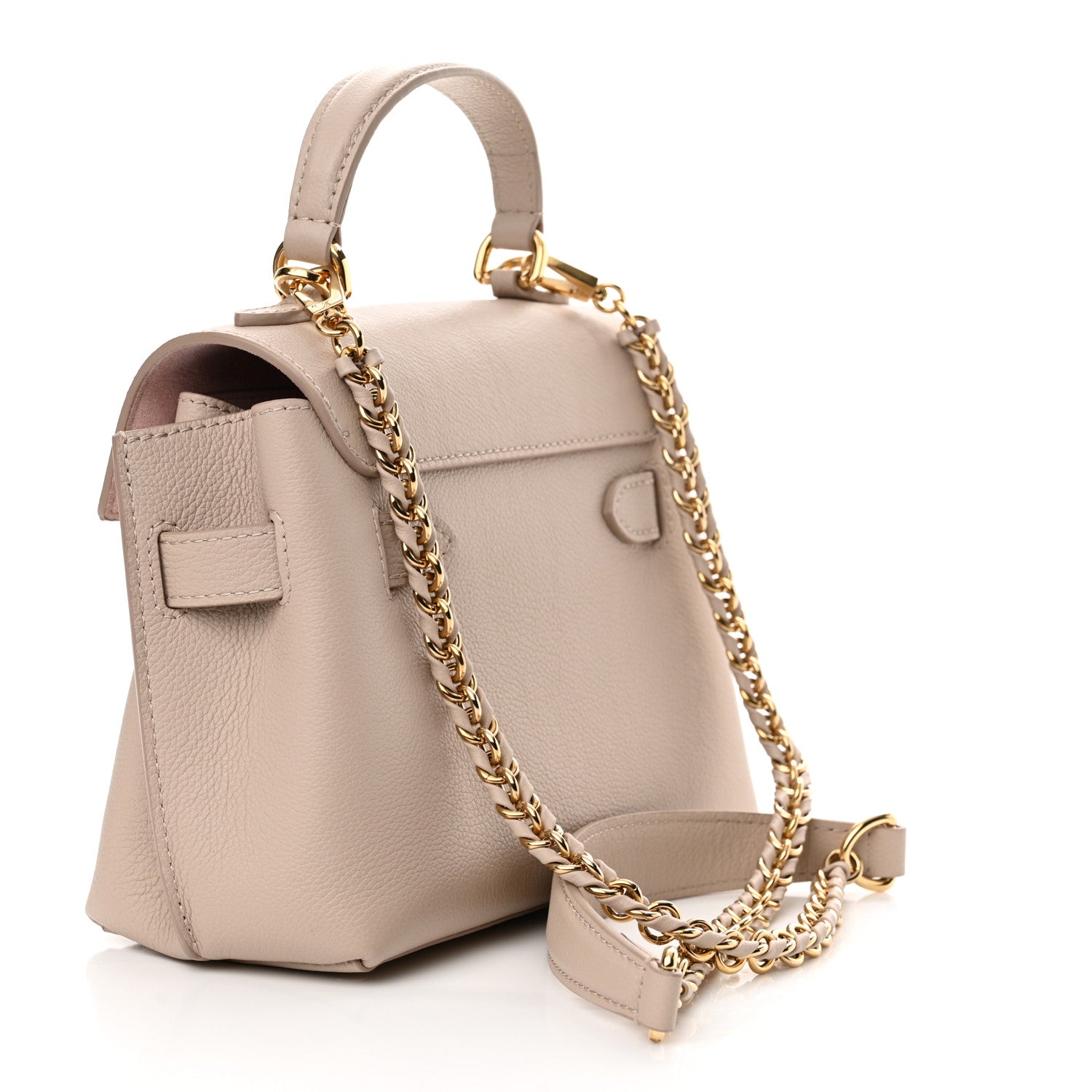 Louis Vuitton Soft Calfskin Mini Lockme Ever Greige 3 of 10