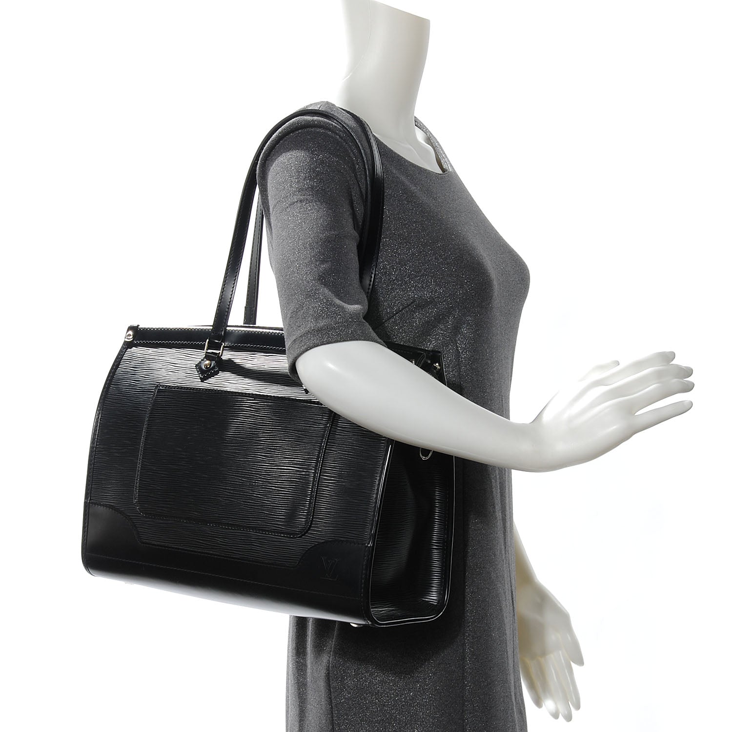 Louis Vuitton Epi Madeleine GM Black 2 of 8
