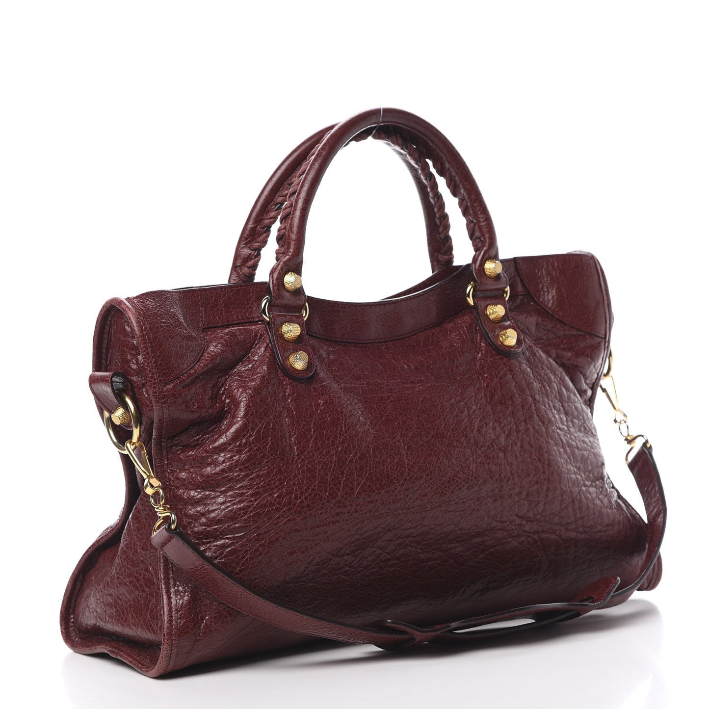 Agneau Giant 12 Gold Hardware City Rouge Cerise