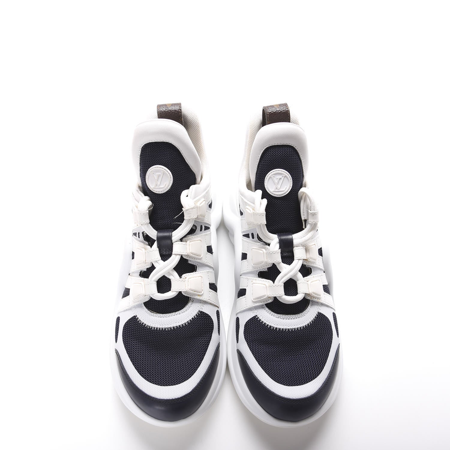 Louis Vuitton Calfskin Technical Nylon LV Archlight Sneakers 39 Marine 6 of 12