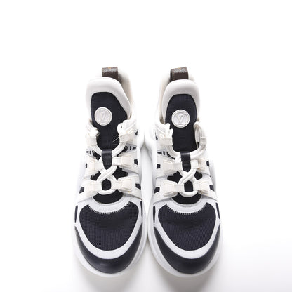 Louis Vuitton Calfskin Technical Nylon LV Archlight Sneakers 39 Marine 6 of 12