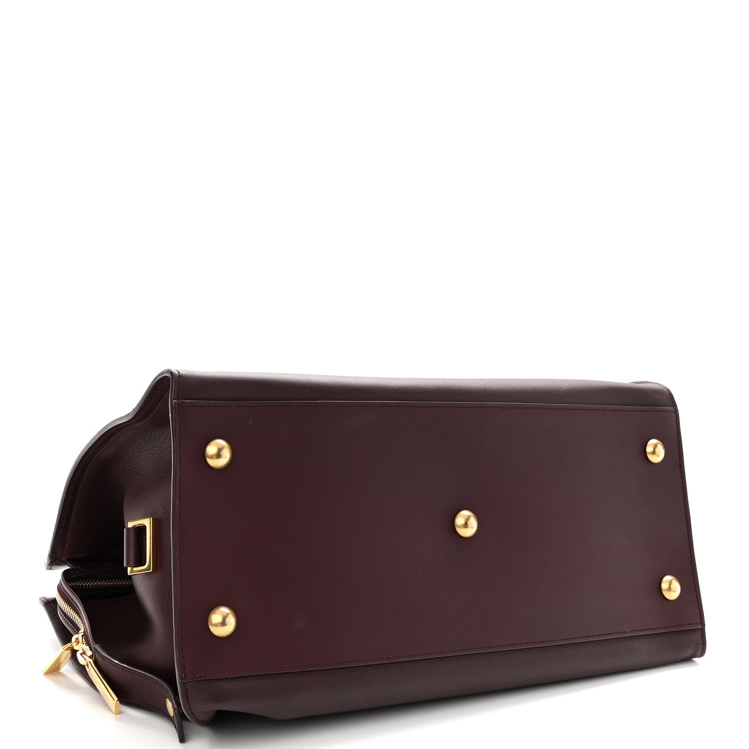 Saint Laurent Calfskin Medium Classic Y Cabas Bordeaux 4 of 10