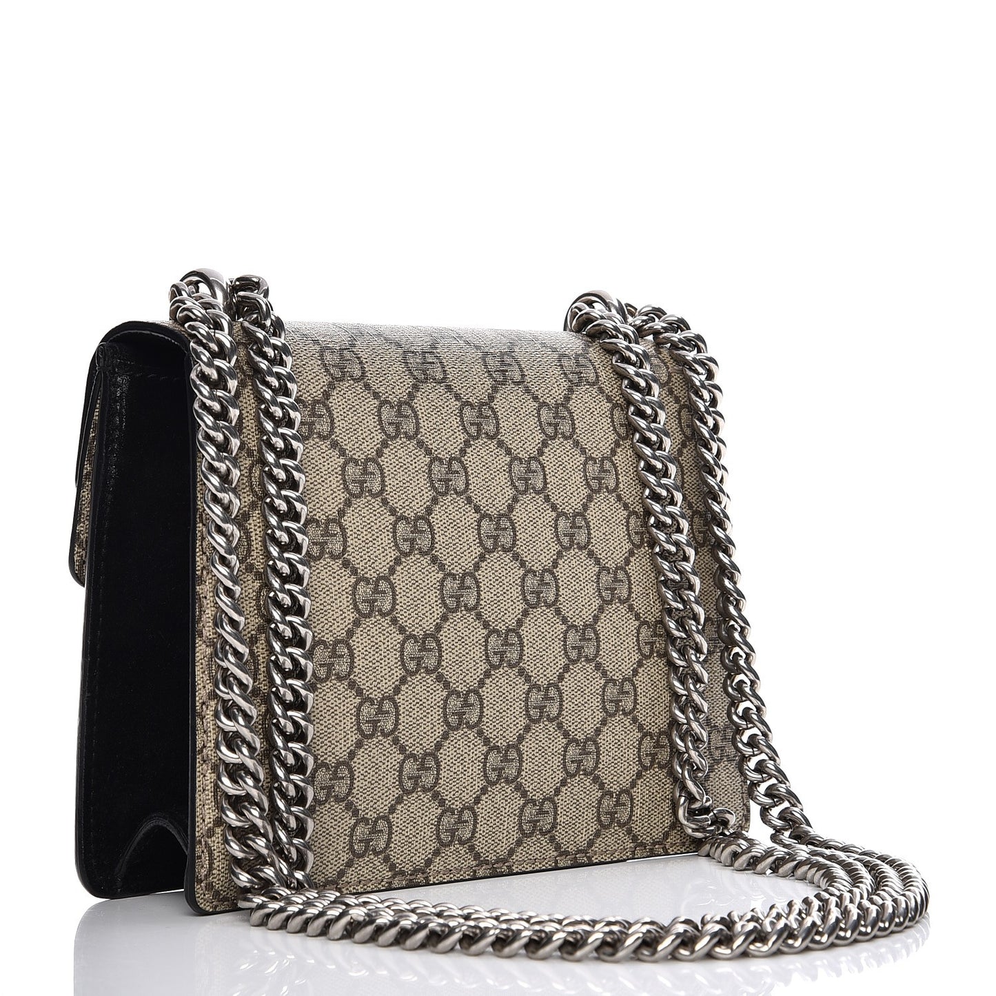 GG Supreme Monogram Mini Dionysus Shoulder Bag Black