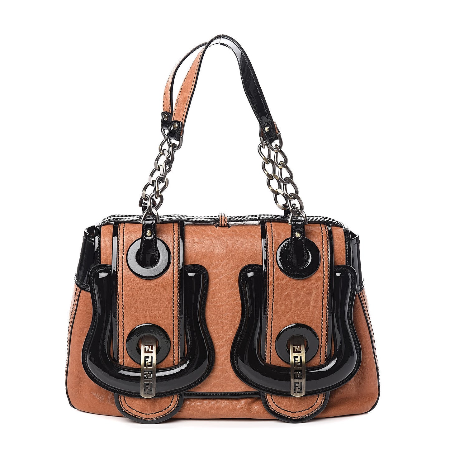 Nappa Patent B Bag Osso Black