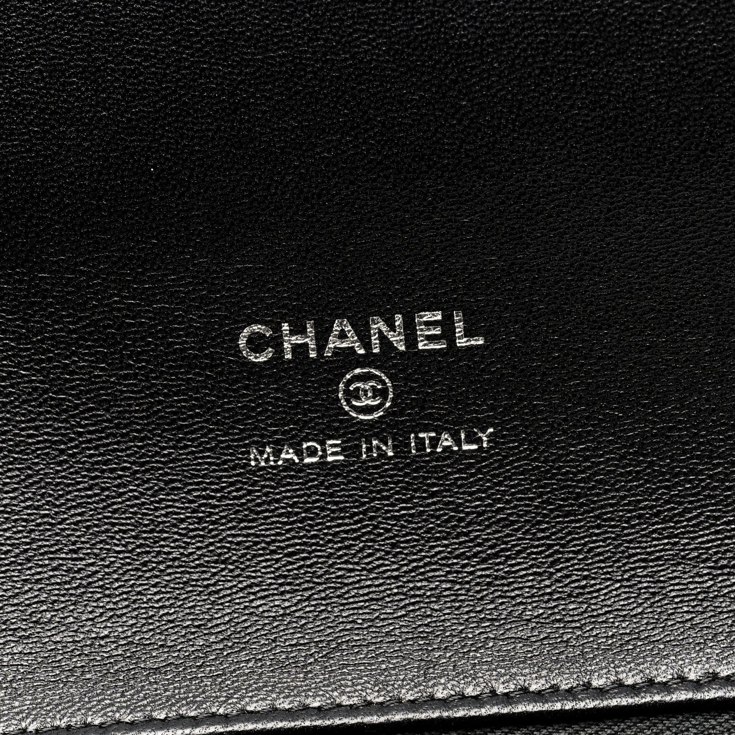 Chanel Shiny Crumpled Calfskin Large 31 Pouch Black 6 of 8