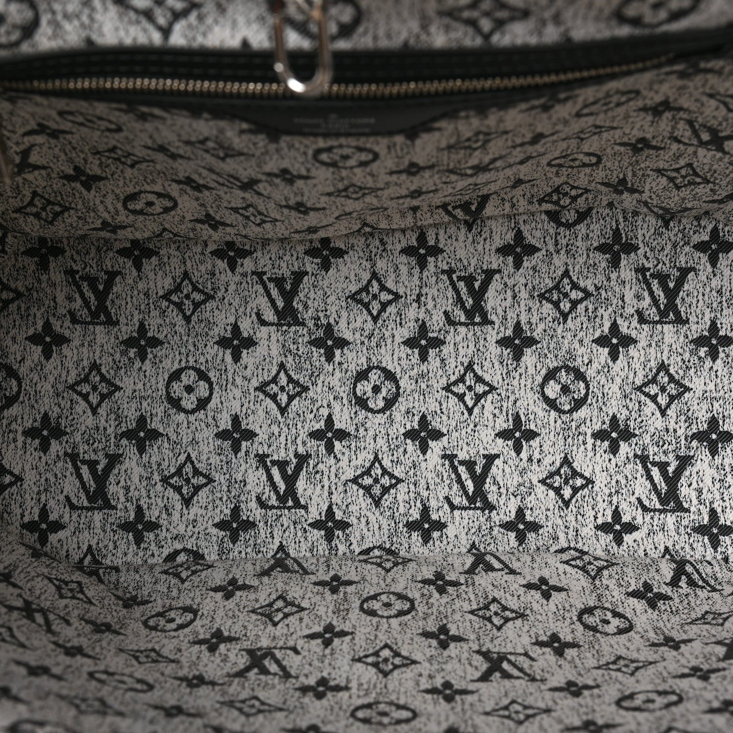 Louis Vuitton Denim Monogram Jacquard Neverfull MM Grey 5 of 8