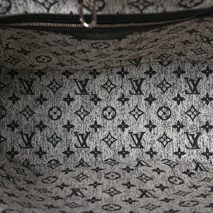 Louis Vuitton Denim Monogram Jacquard Neverfull MM Grey 5 of 8