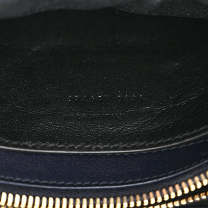 Saint Laurent Suede Calfskin Y Quilted Monogram Small Loulou Chain Satchel Deep Marine 7 of 13