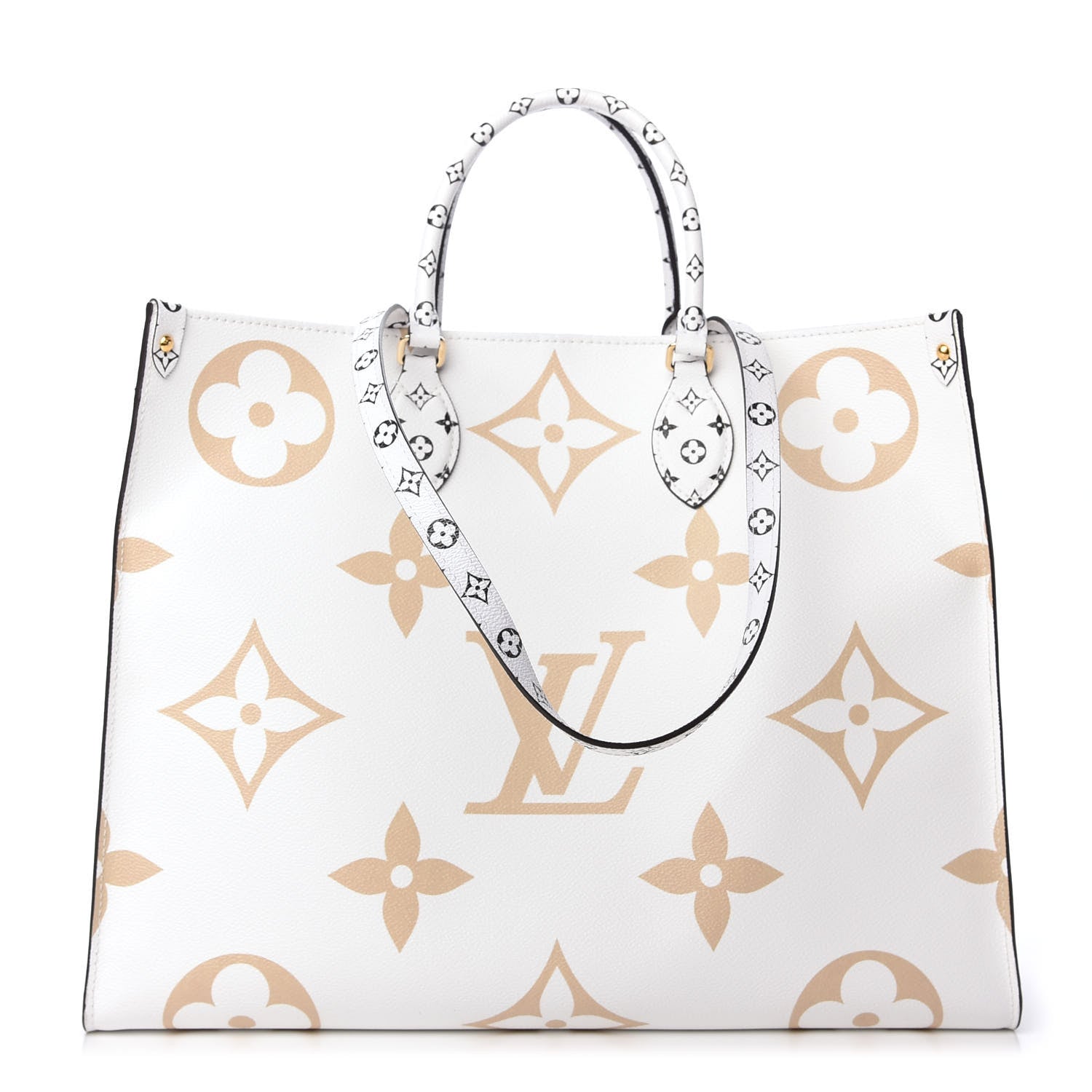 Louis Vuitton Monogram Giant Onthego GM Kaki Beige 1 of 9