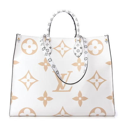 Louis Vuitton Monogram Giant Onthego GM Kaki Beige 1 of 9