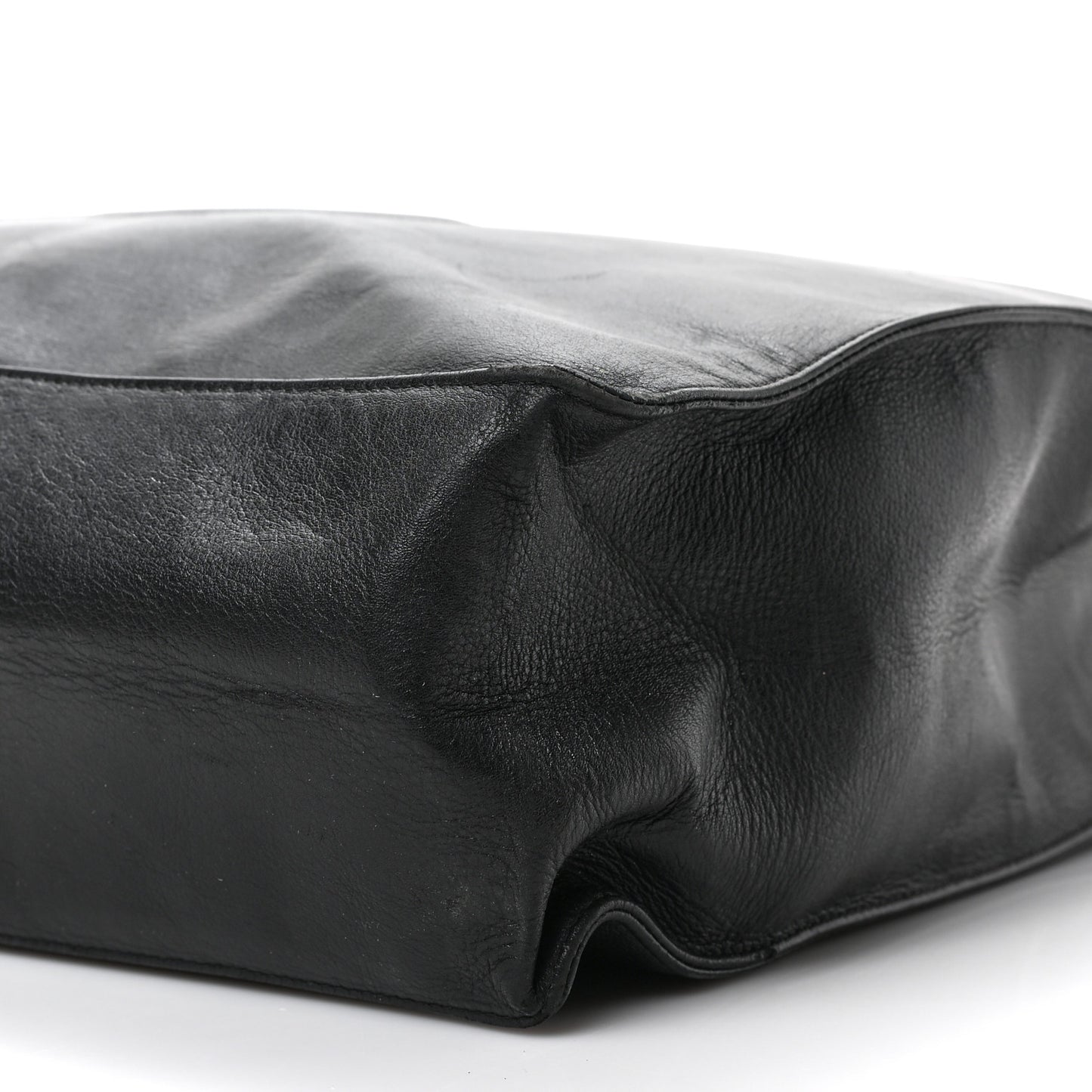 Lambskin Jumbo CC Shoulder Bag Black