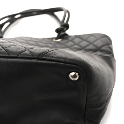 Chanel Calfskin Quilted Large Cambon Tote Black 11 of 14