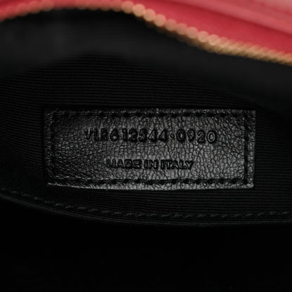 Saint Laurent Calfskin Matelasse Monogram Lou Camera Bag Rouge Eros 7 of 10