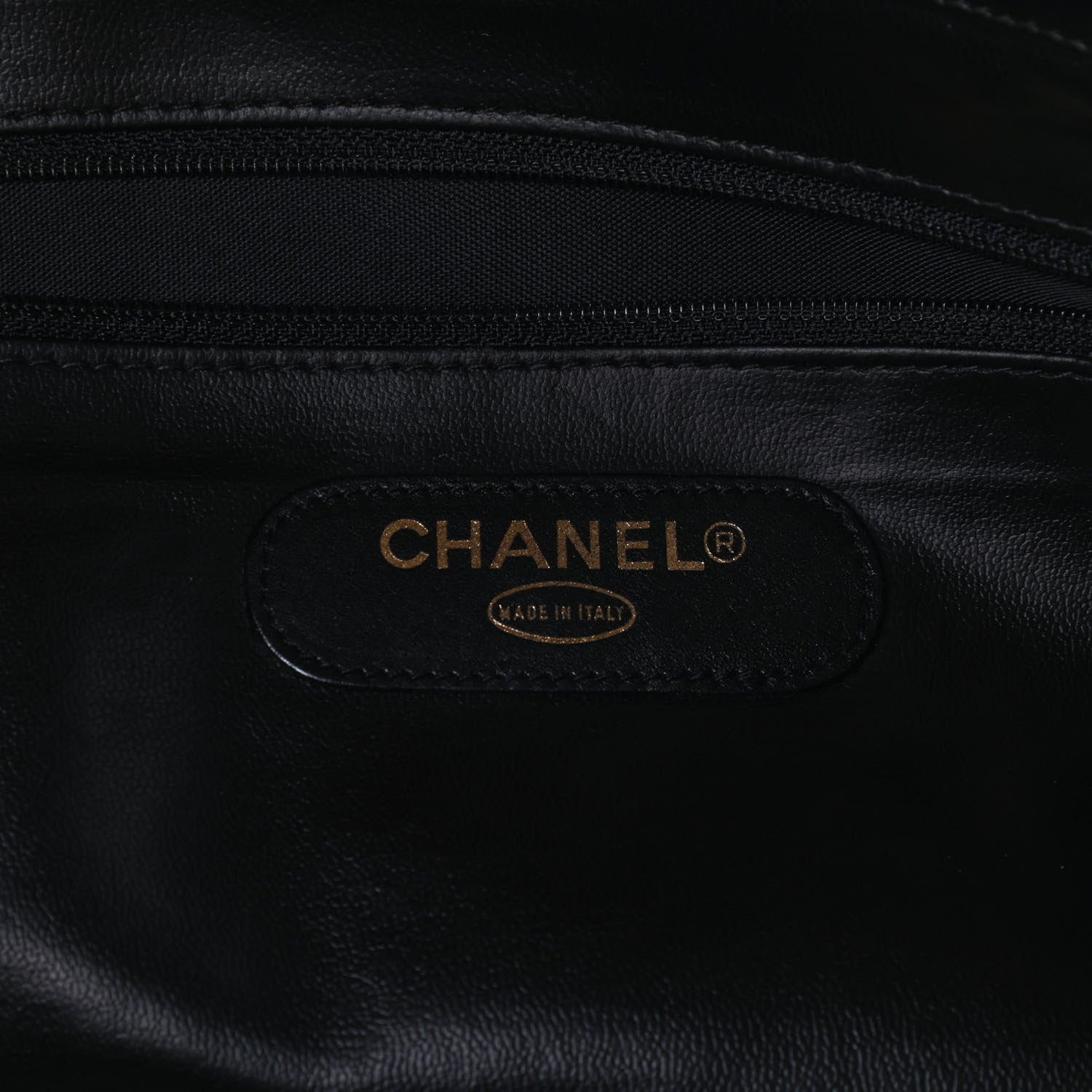 Chanel Calfskin Stitched XL Weekender Black 6 of 9
