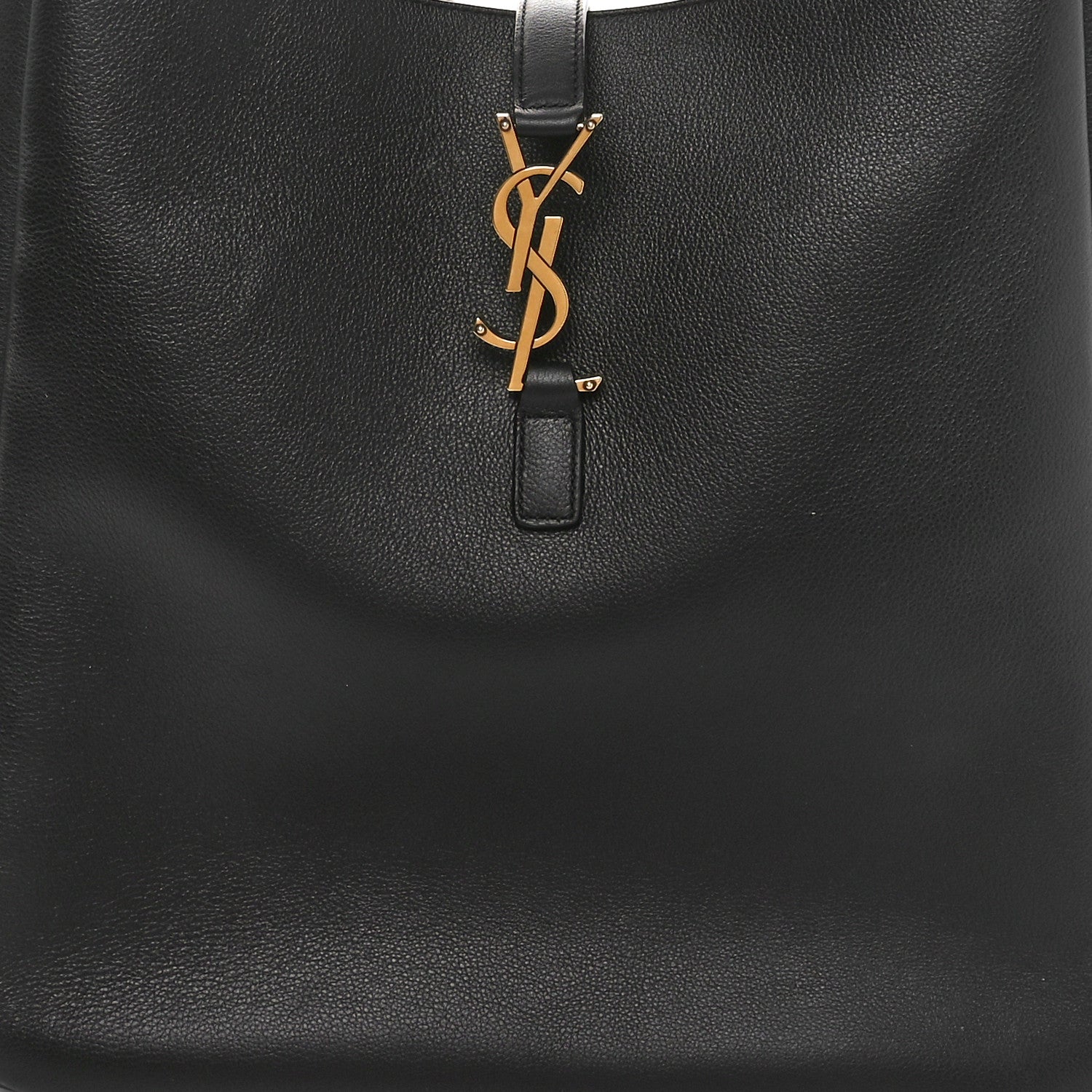Saint Laurent Smooth Calfskin Large Le 5 A 7 Soft Hobo Black 8 of 11