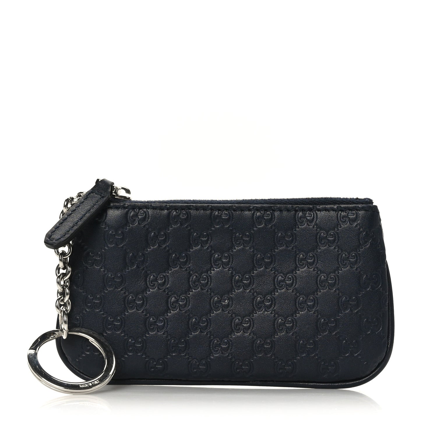 Microguccissima Key Ring Coin Case Black