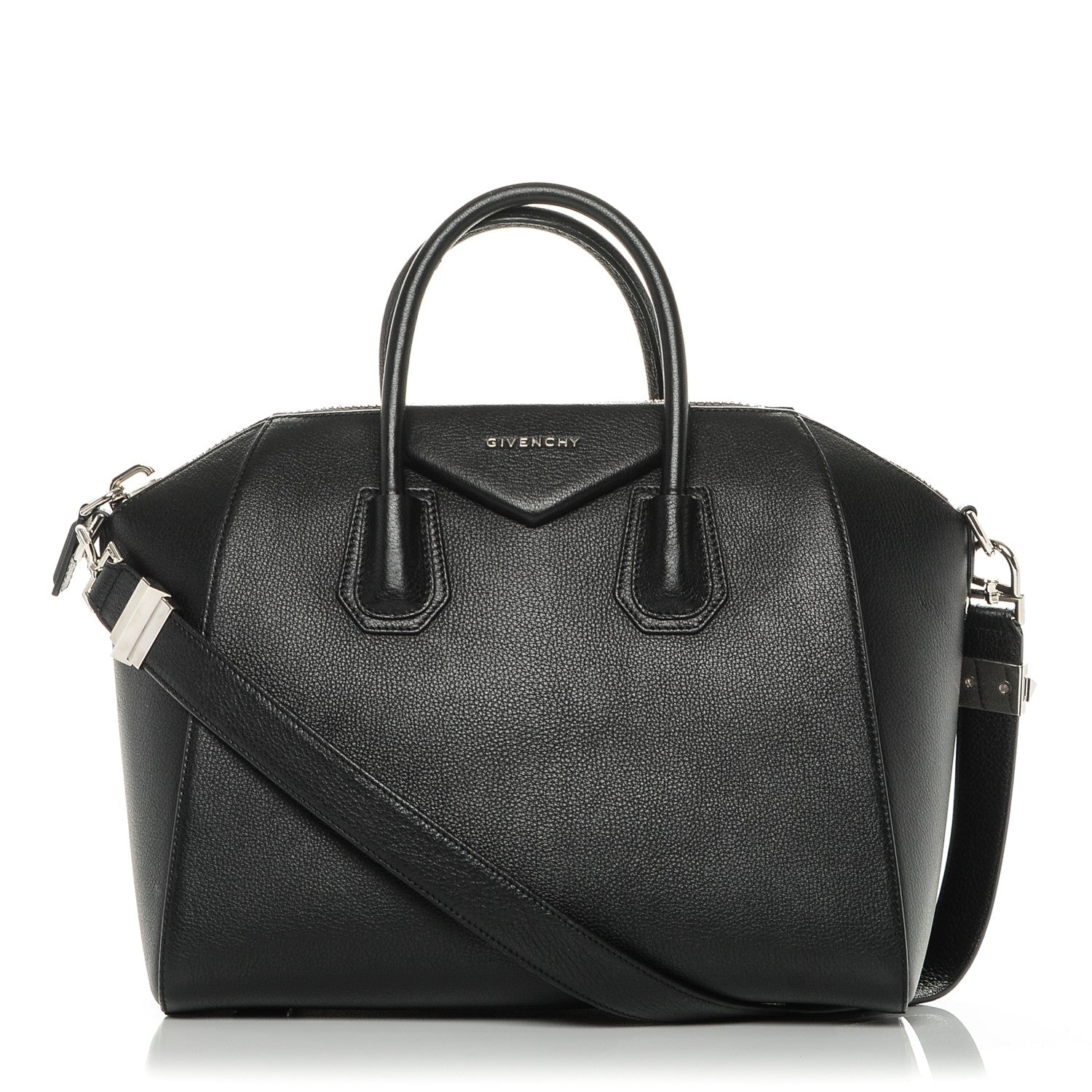 Givenchy Sugar Goatskin Medium Antigona Black 1 of 8