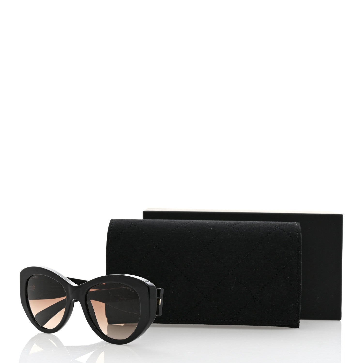 Chanel Acetate Butterfly Large CC Sunglasses 5492 Black 8 of 8