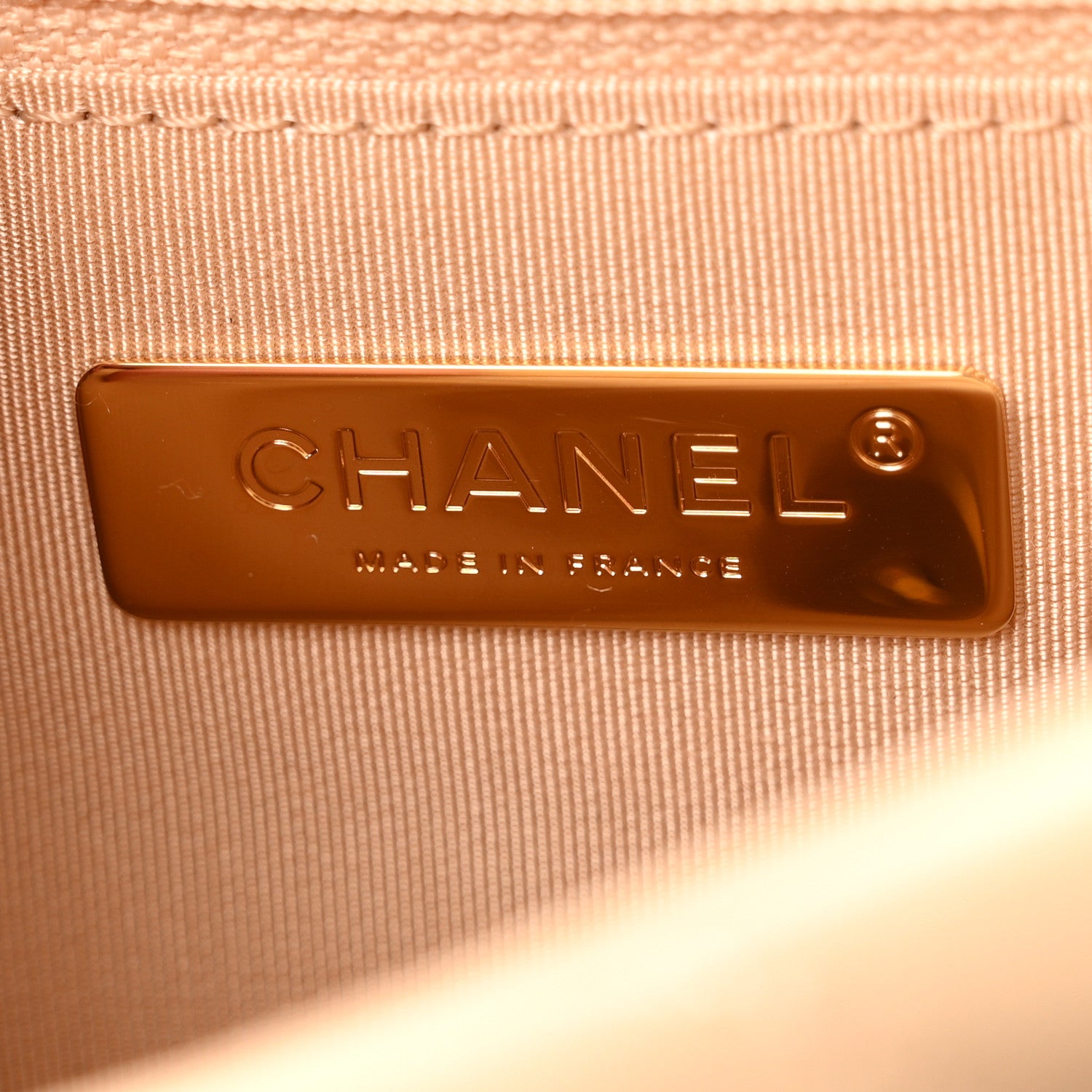 Chanel Shiny Goatskin Quilted Medium Chanel 19 Flap Beige 5 of 9