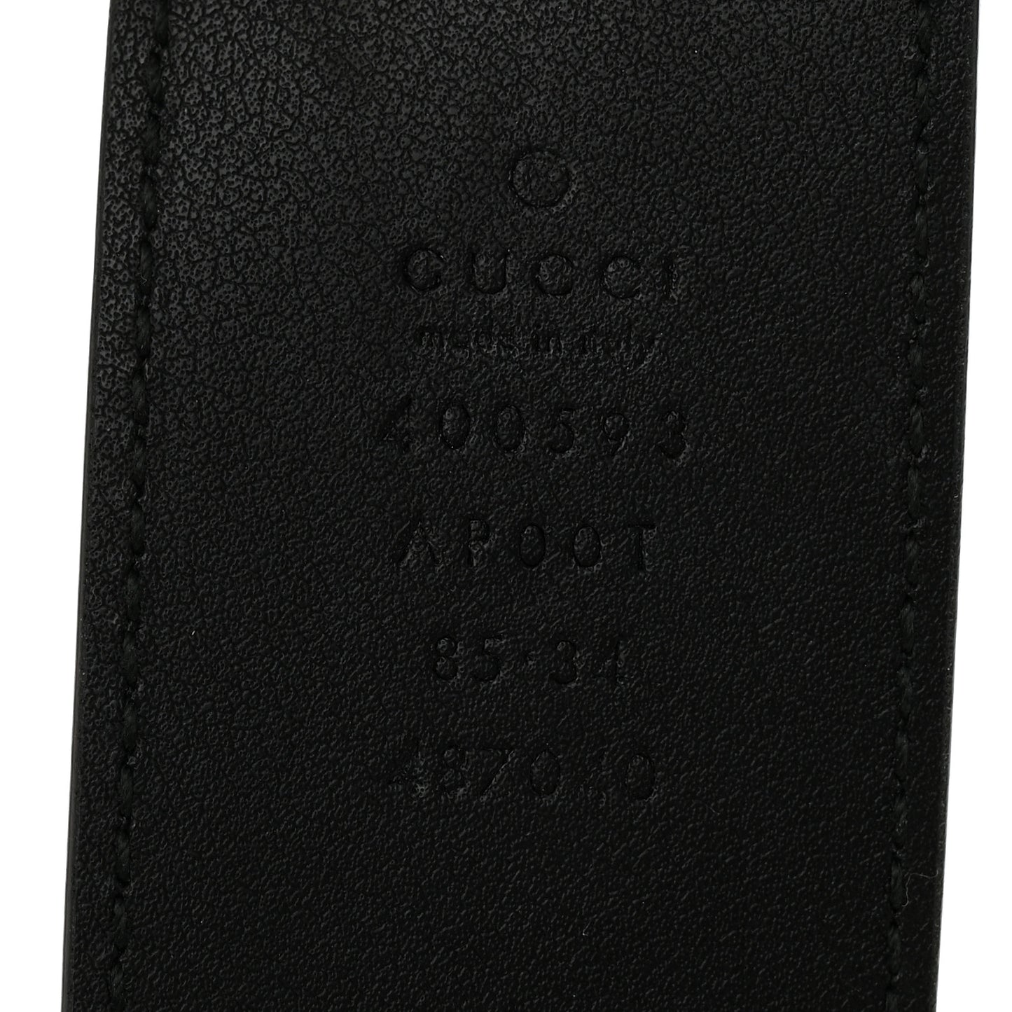 Calfskin Double G 40mm Belt 85 34 Black