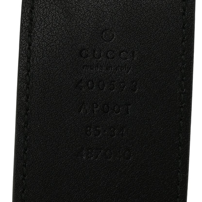 Gucci Calfskin Double G 40mm Belt 85 34 Black 3 of 5