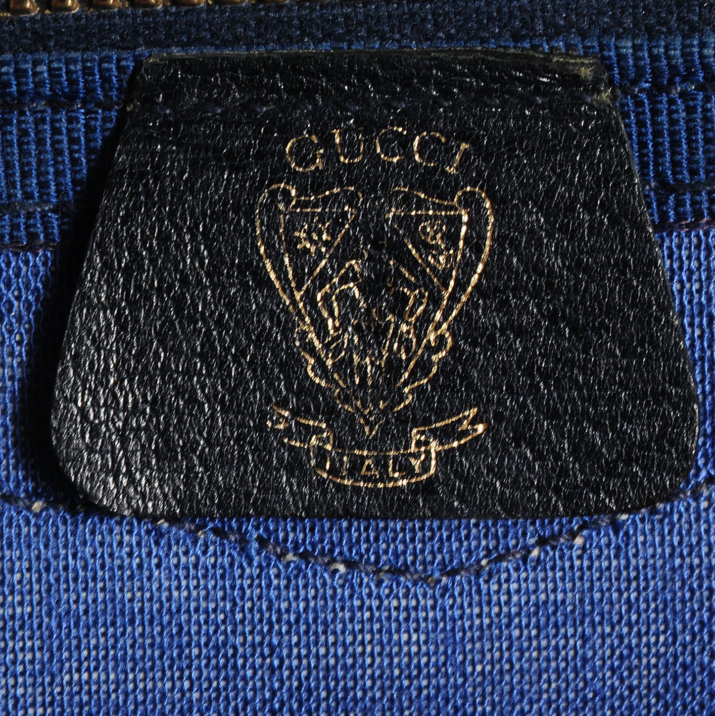 Monogram Vintage Web Duffle Bag Navy