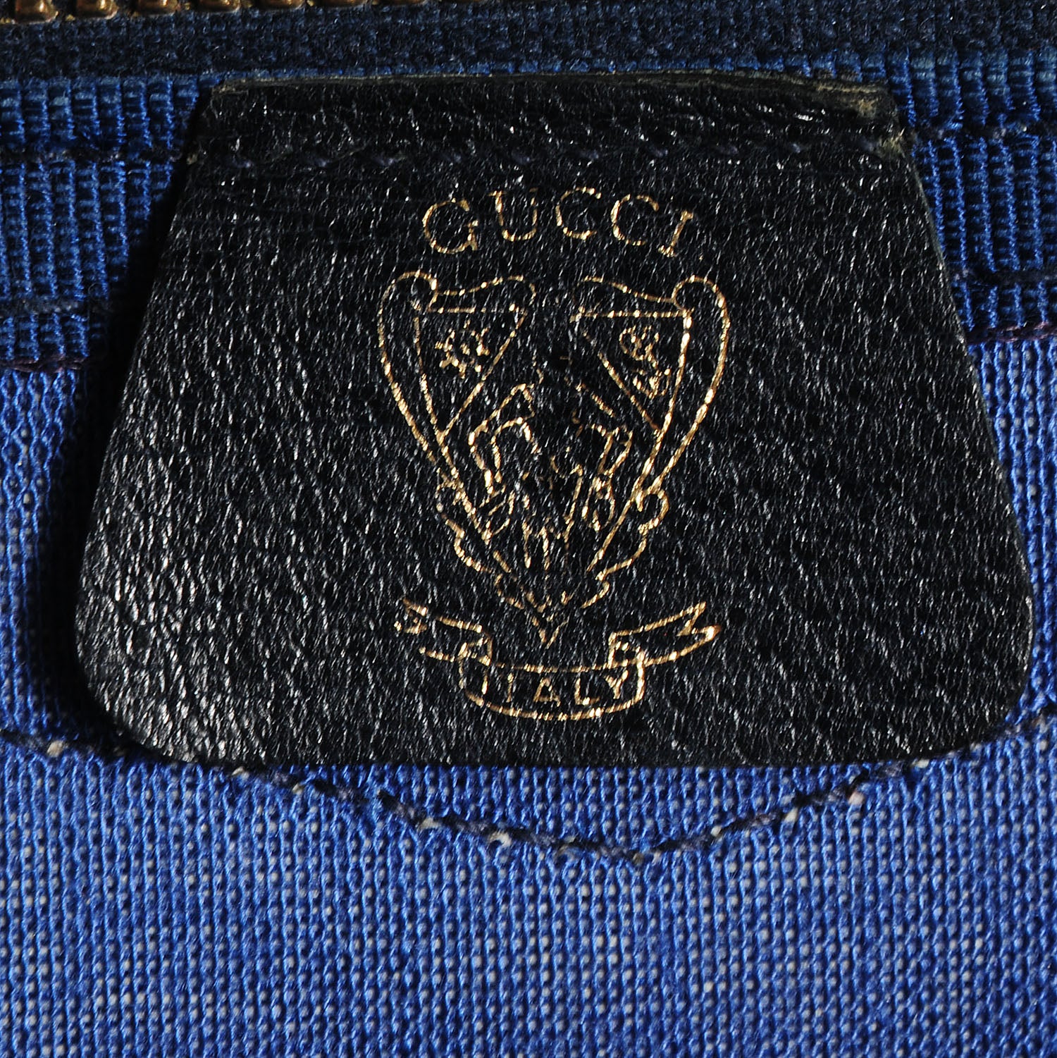 Gucci Monogram Vintage Web Duffle Bag Navy 6 of 8