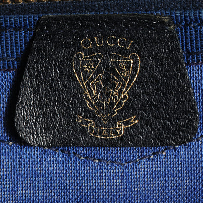 Gucci Monogram Vintage Web Duffle Bag Navy 6 of 8