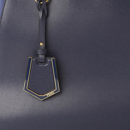 Fendi Vitello Elite Regular 2Jours Tote Blue 10 of 10