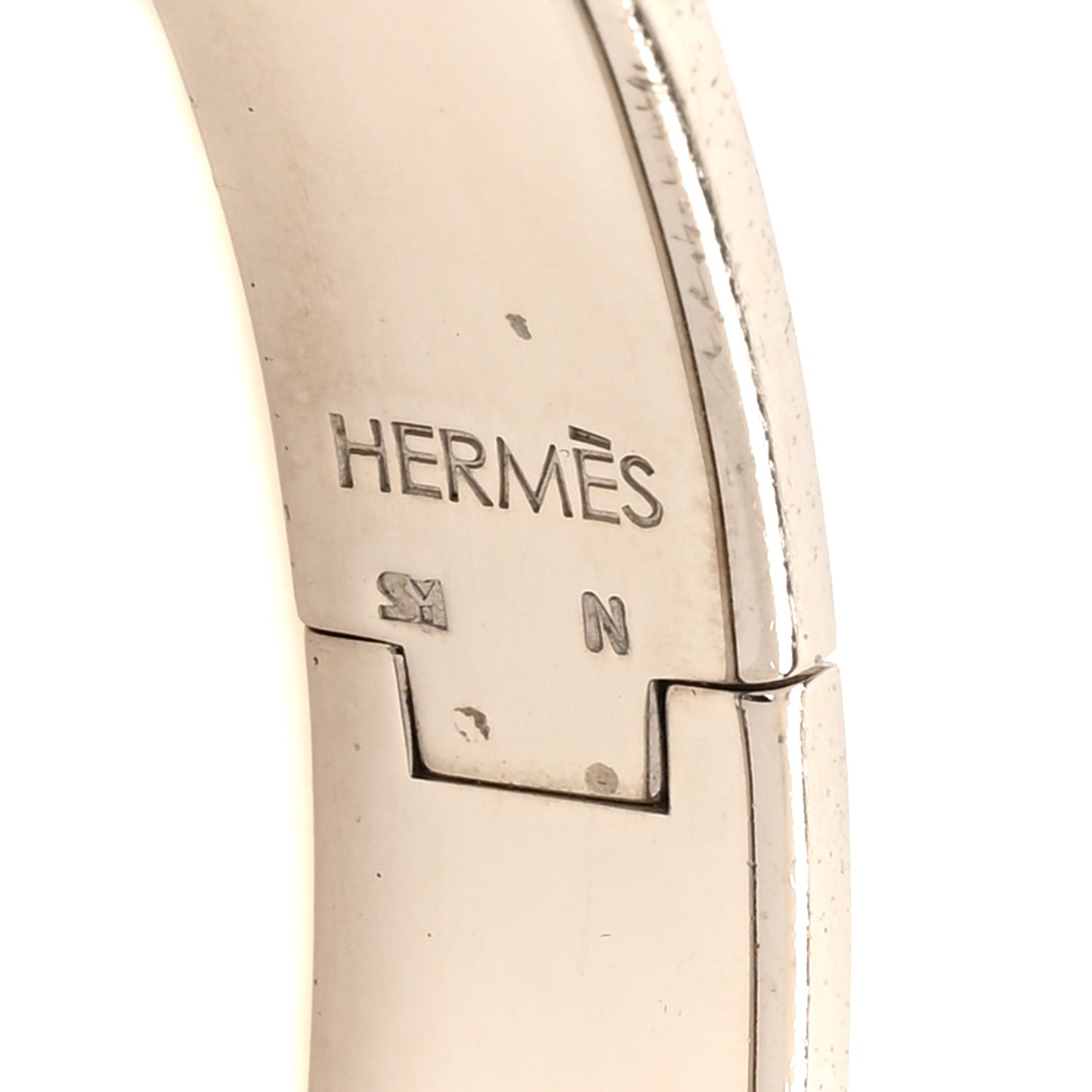 Enamel Narrow Clic Clac H Bracelet PM Orange