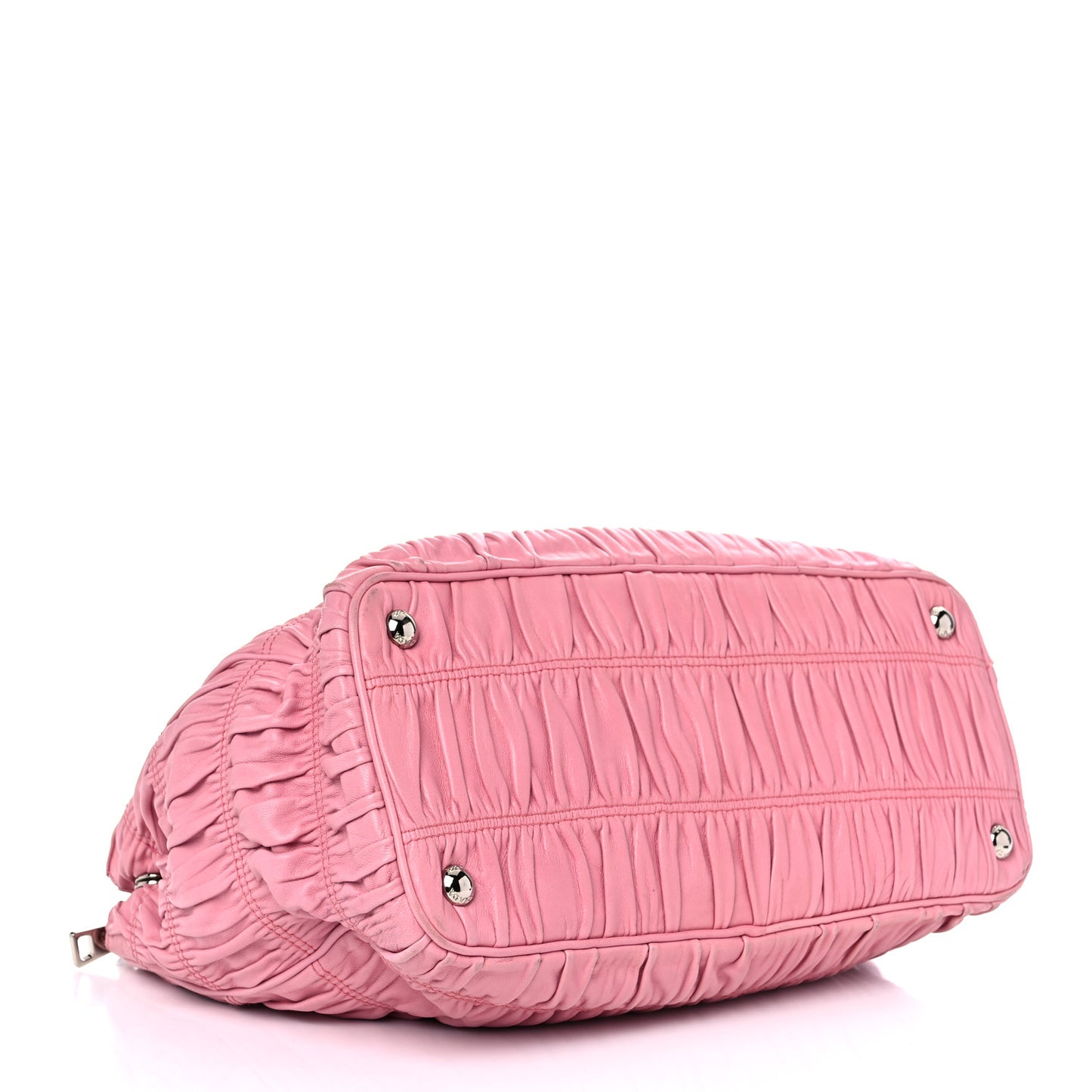 Nappa Gaufre Chain Flap Geranio