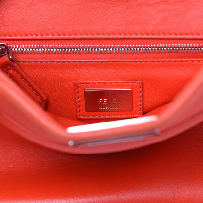 Fendi Nappa Mini Peekaboo Iconic Satchel Papavero 7 of 18