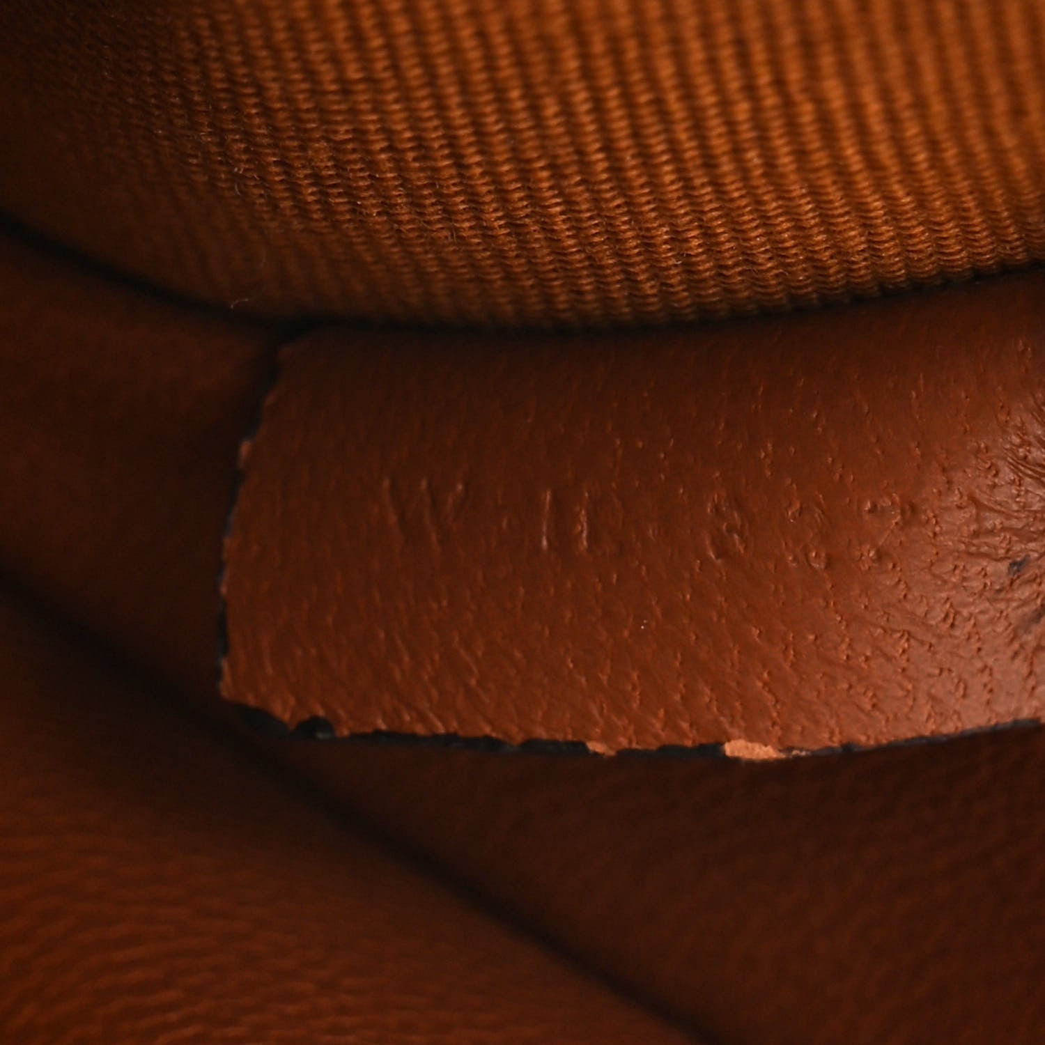 Celine Triomphe Canvas Lambskin Clutch On Chain Tan 7 of 11