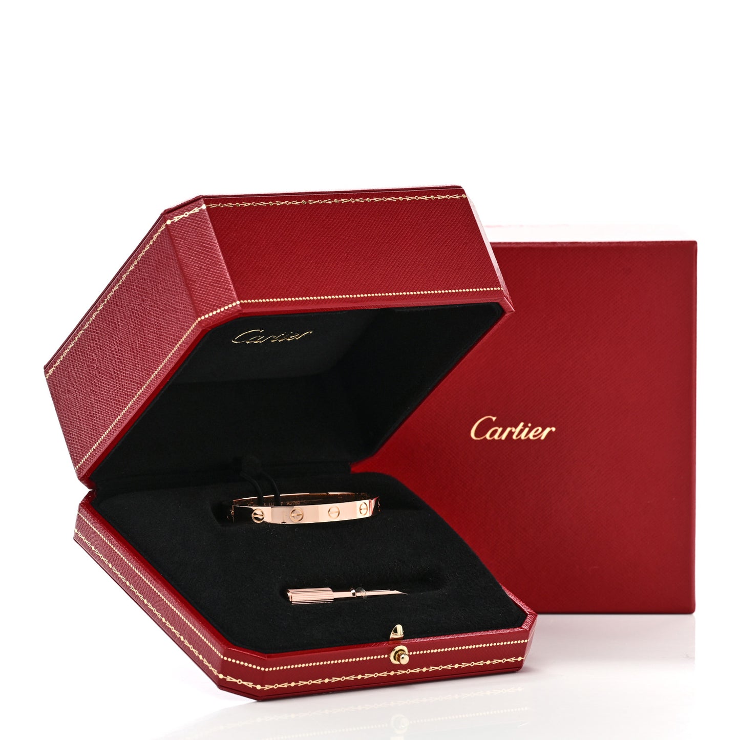 18K Pink Gold LOVE Bracelet 15