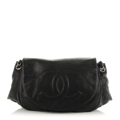 Chanel Caviar Half Moon Large Flap Black 1 of 7