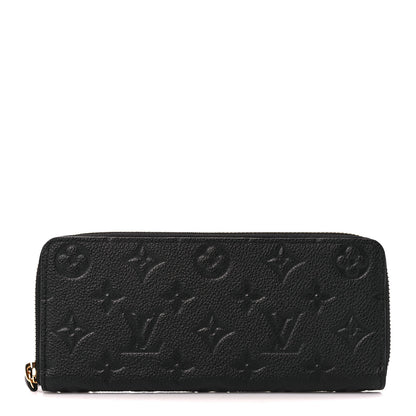 Louis Vuitton Empreinte Clemence Wallet Black 1 of 11