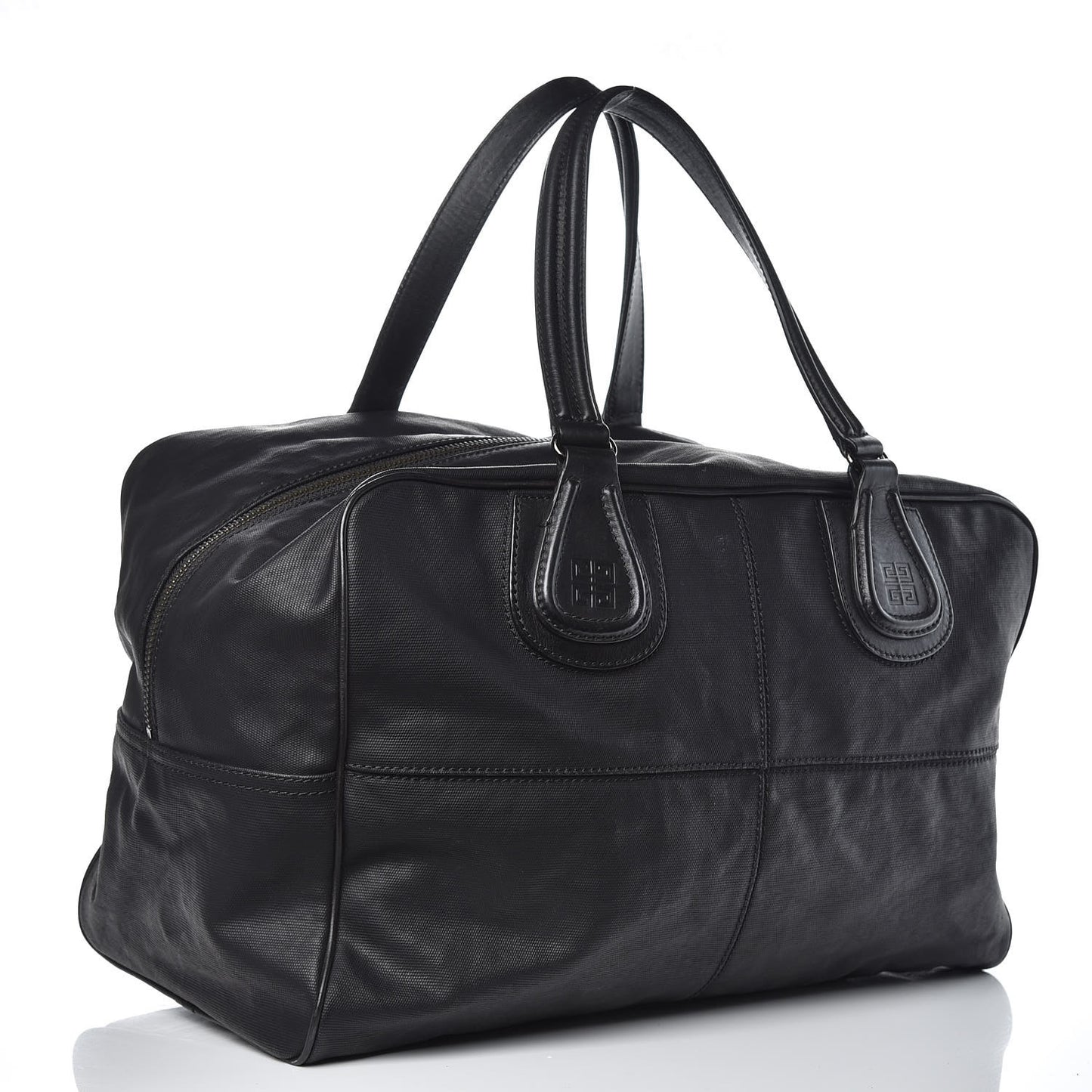 Canvas Calfskin Nightingale Duffle Black