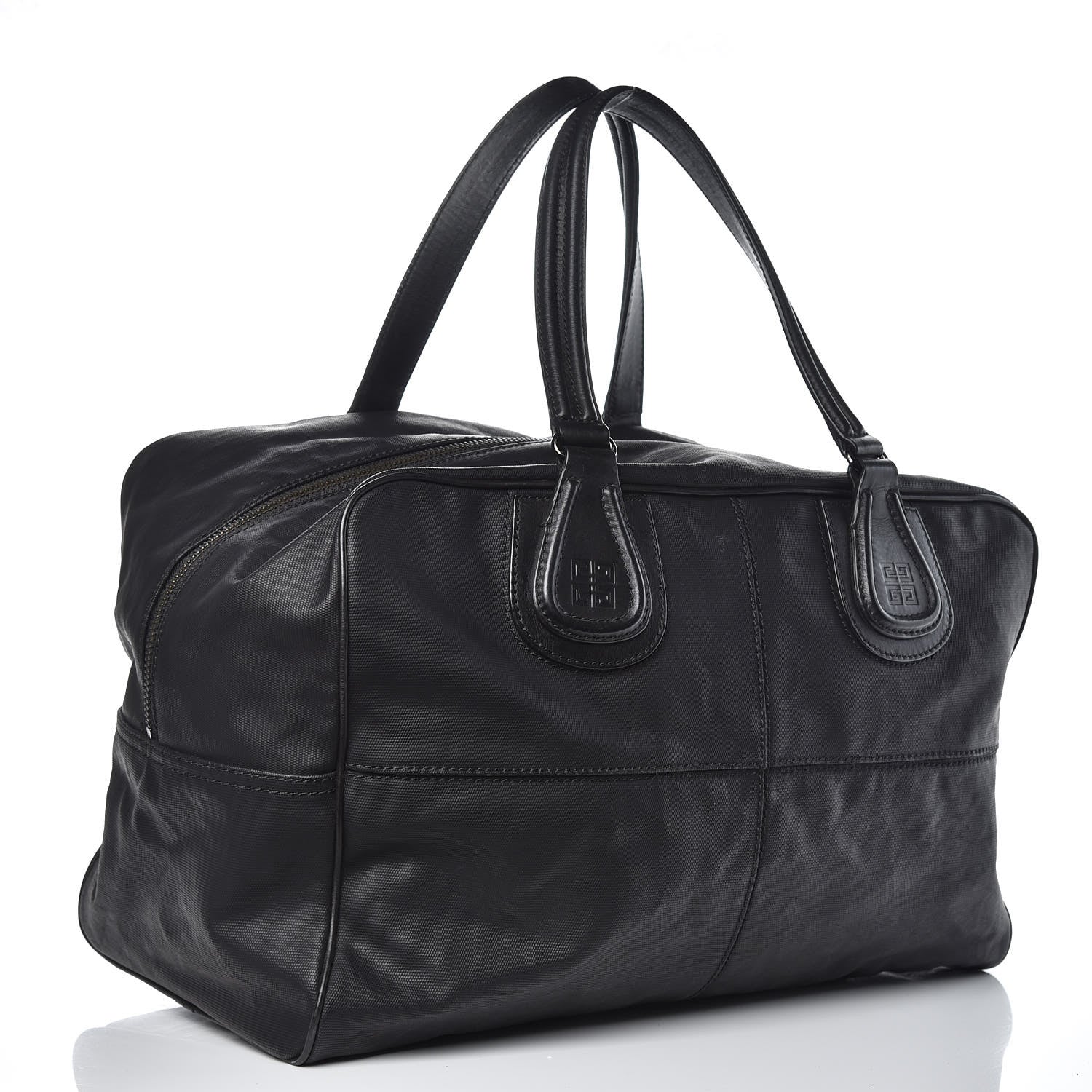 Givenchy Canvas Calfskin Nightingale Duffle Black 3 of 14