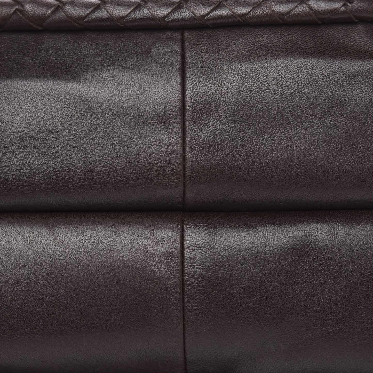 Nappa Intrecciato Medium Campana Ebano