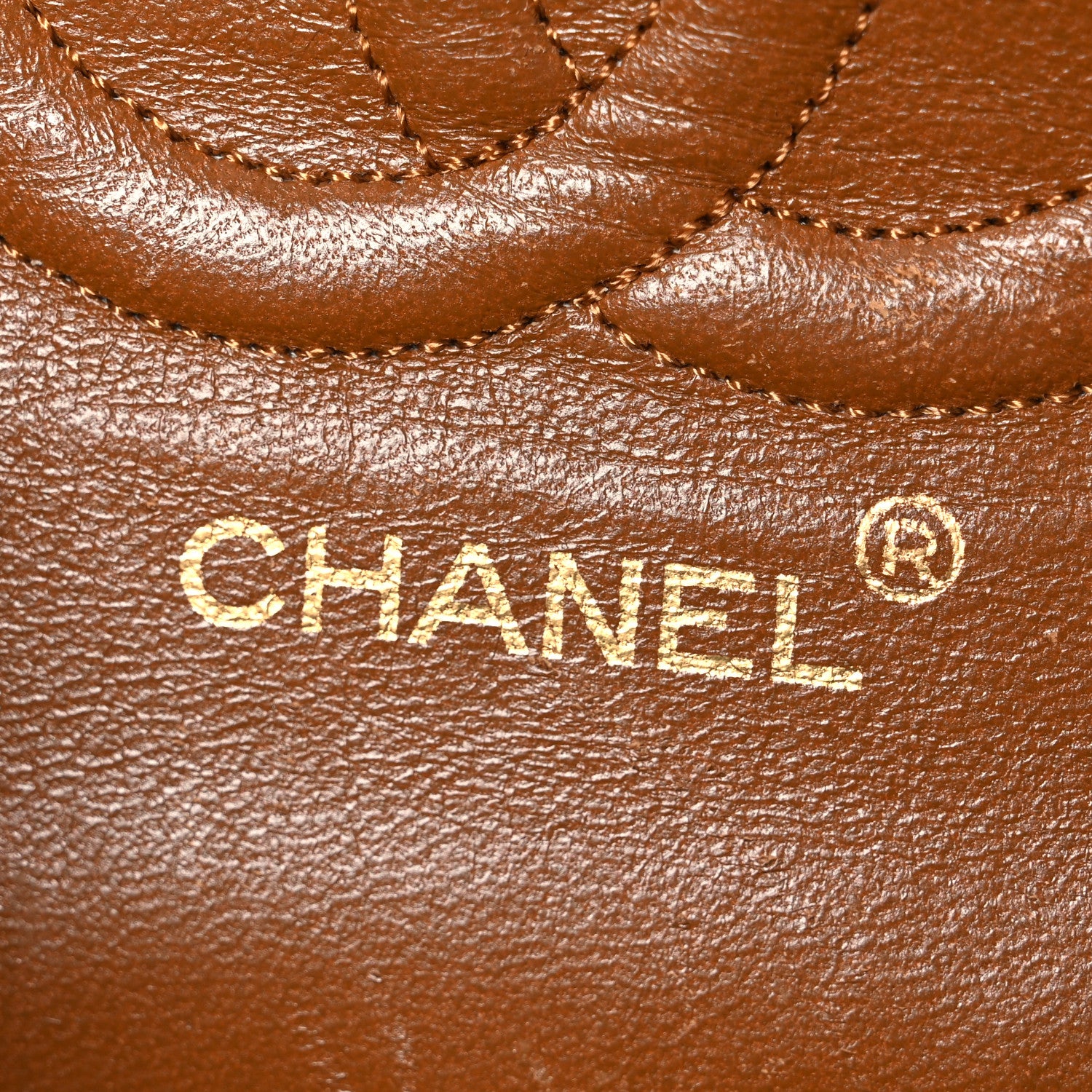 Chanel Lambskin Quilted Medium Double Flap Dark Brown 6 of 13